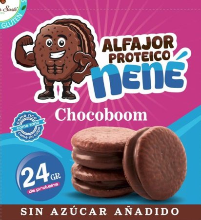 Alfajor Proteico Nene Chocoboom 150g
