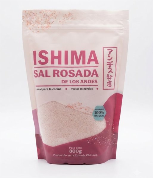 Sal Rosada de los andes Ishima 800g